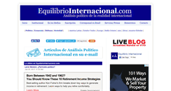 Desktop Screenshot of equilibriointernacional.com